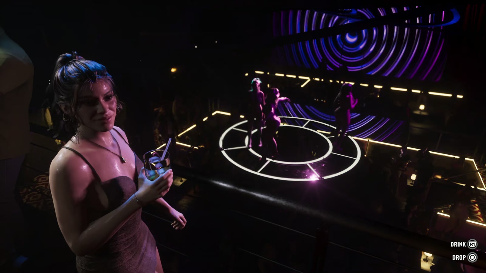 Interior de un club nocturno de Vice City