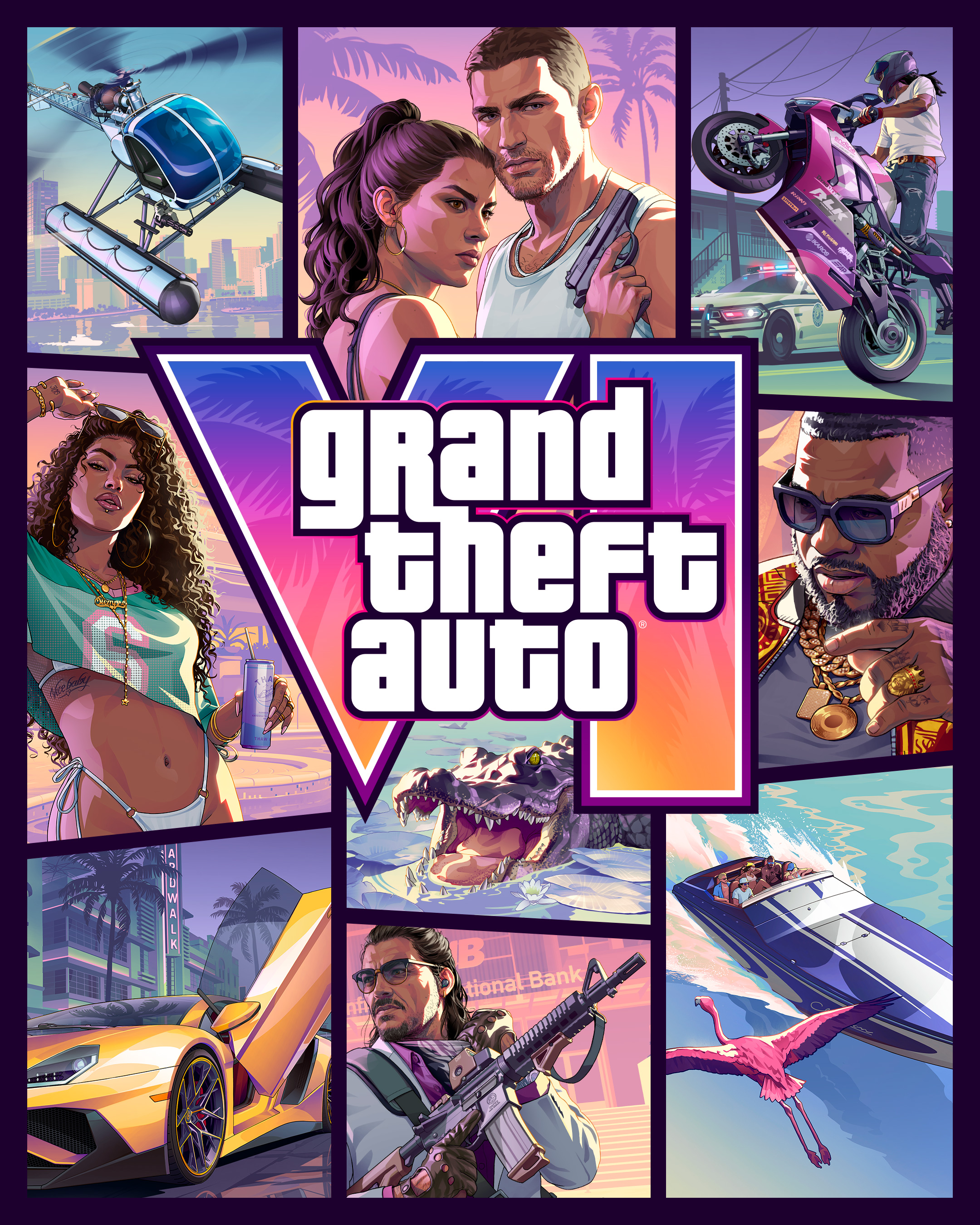 Portada oficial de Grand Theft Auto VI