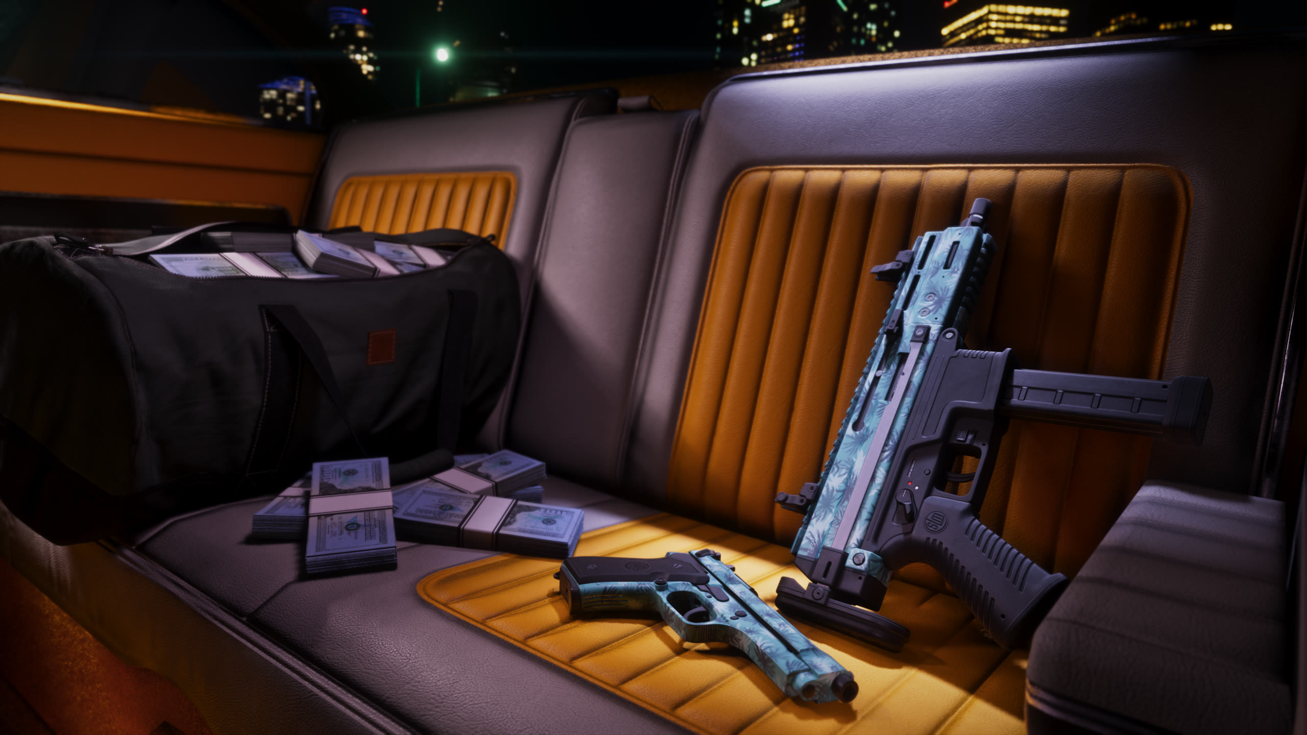 Patrón de arma Vintage Vice City